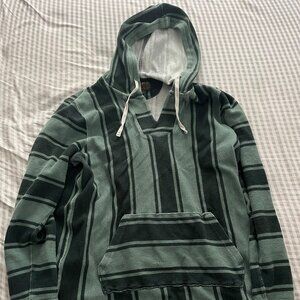Lucky Brand Green Baja Hoodie